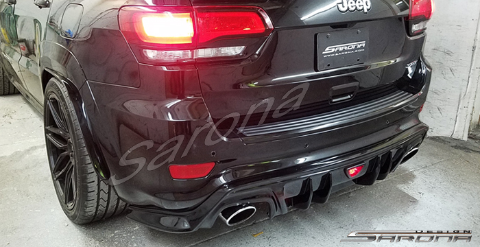 Custom Jeep Grand Cherokee  SUV/SAV/Crossover Rear Lip/Diffuser (2011 - 2021) - $750.00 (Part #JP-011-RA)